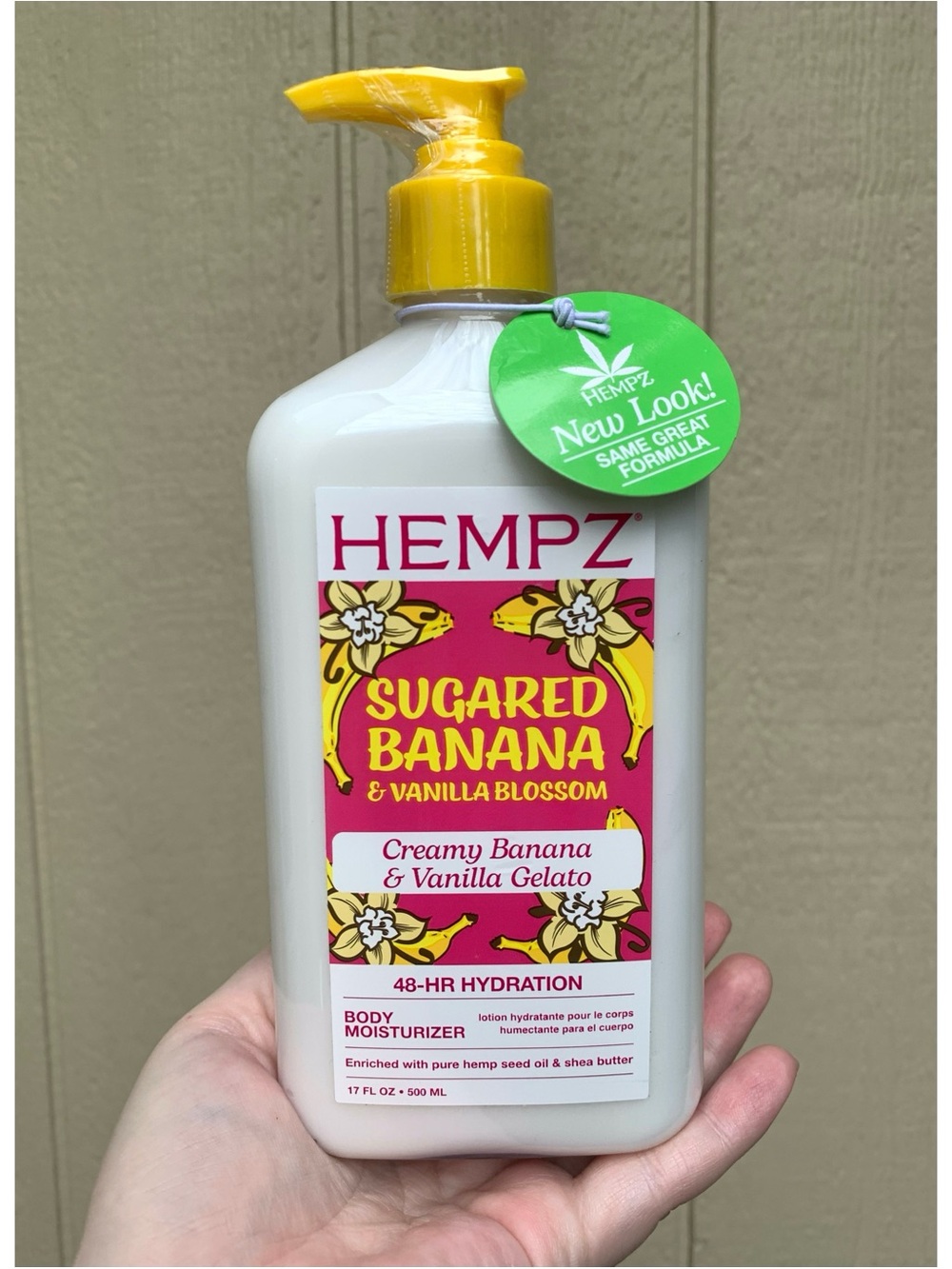 NWT Hempz Sugared Banana & Vanilla Blossom Lotion/Body Moisturizer